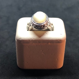 925 Mother of Pearl Sterling Ring size 7, Sterling Silver Ring size 7, 925 Sterling Ring, Silver Ring, Ring, Rings, Mother of Pearl Ring