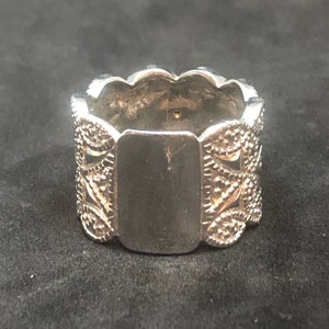 925 Solid Sterling Silver Ring size 6, 925 Silver Band Ring, Sterling Silver Ring, ring size 6, Ring, Rings, Sterling Silver Jewelry,