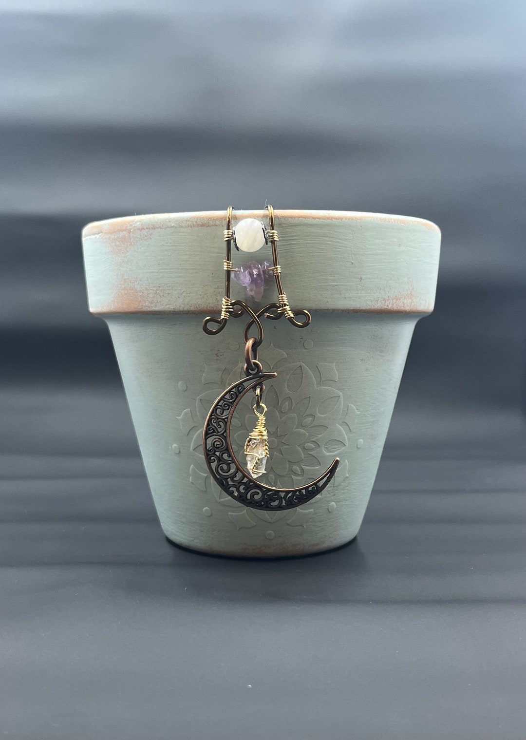 Plant Hugger, Pot Hugger, Crystal Pot Hugger, Plant Decoration, Garden ...