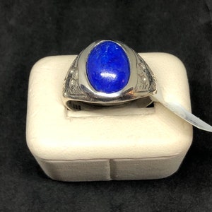 925 Sterling Lapis Lazuli Ring size 11.5, Lapis Lazuli, Sterling Ring, Ring size 11.5, Lapis Lazuli Ring
