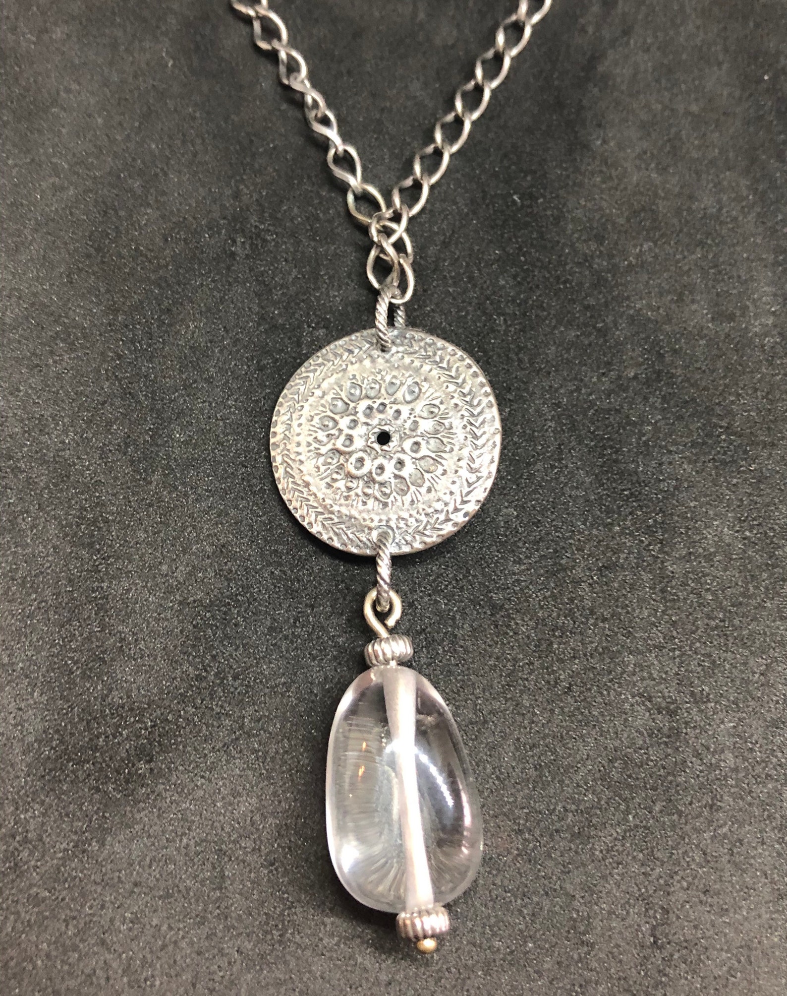 925 Silpada Quartz Crystal Necklace Necklace Crystal 925 Etsy