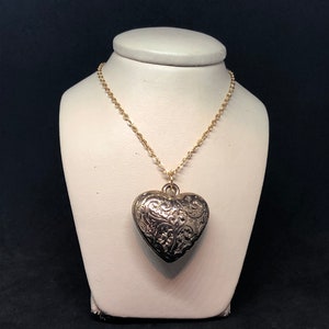 ネックレス・ペンダント VINTAGE HOLLYWOOD Keyhole Heart Necklace 4BNY562 Georg Jensen Sterling Silver Artist 'Double Heart' Pendant
