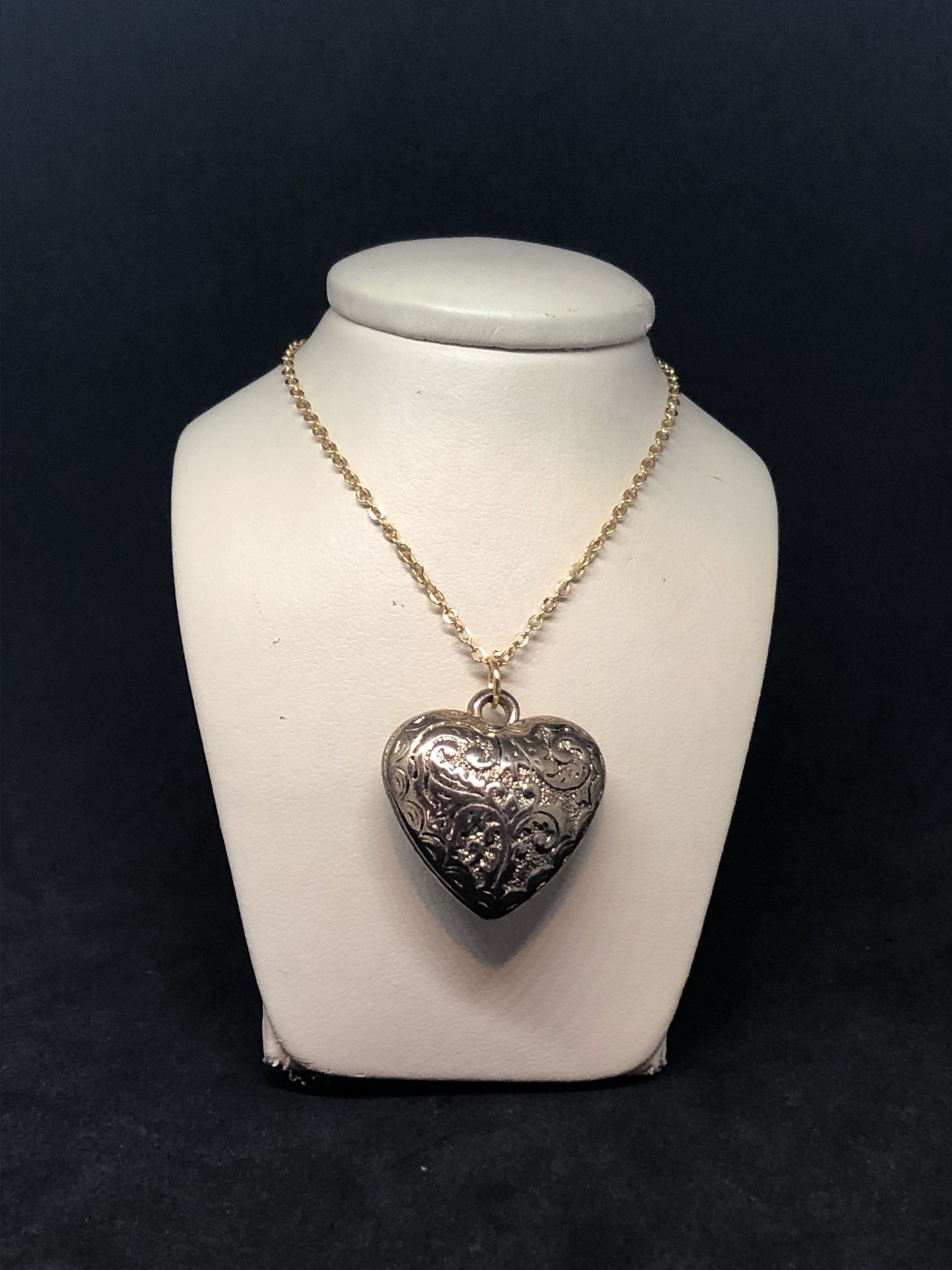 ネックレス・ペンダント VINTAGE HOLLYWOOD Keyhole Heart Necklace 4BNY562 1990s-tiffany-co-double-open-
