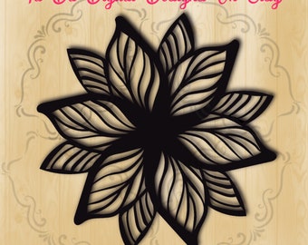 Download Flower Mandala Svg Etsy