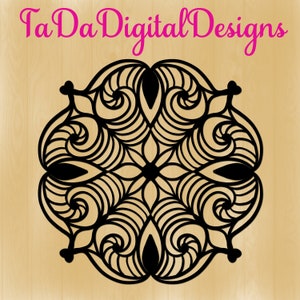 Flower mandala svg / png   mandala svg cutting file/png