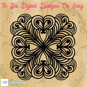 Mandala svg / png. Mandala printable. Intricate mandala svg / png