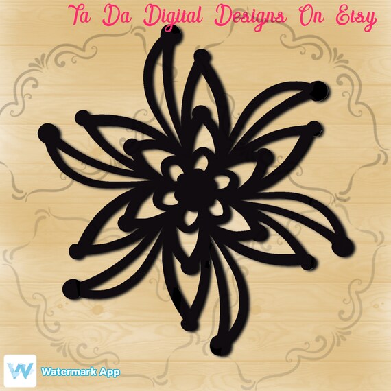 Download Flower Mandala Svg Etsy