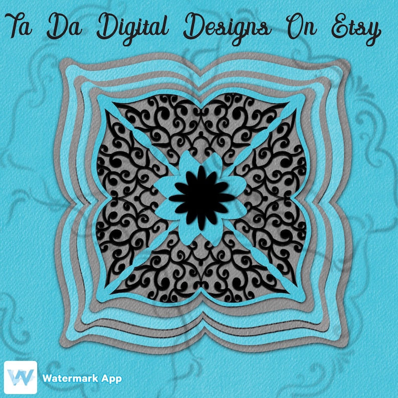 Download 3D mandala svg / 9 layer mandala svg / multi layer mandala ...