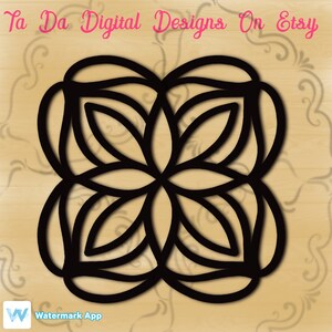 Blume Mandala Svg / Png Mandala druckbare / png