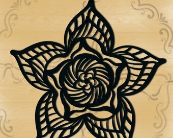 Flower Mandala svg/archivo de corte