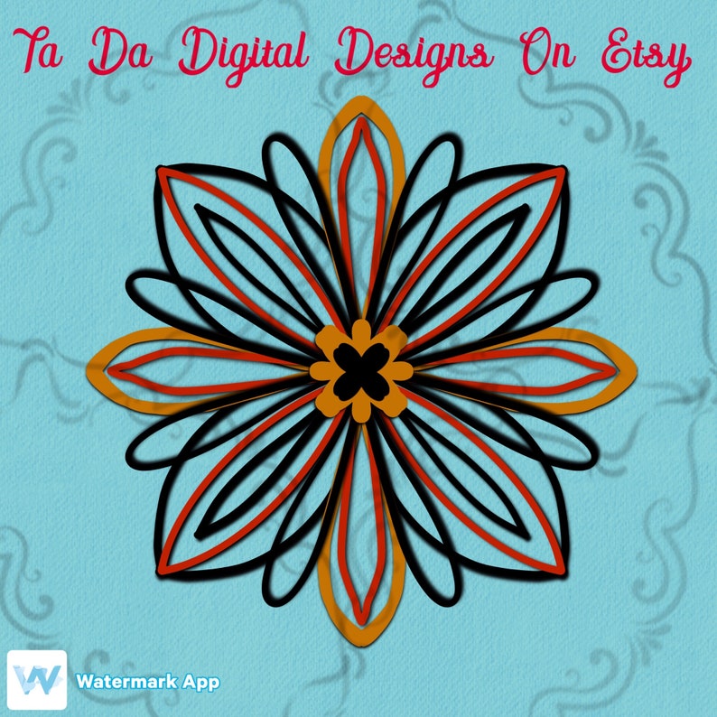 Free Free 100 3D Flower Mandala Svg SVG PNG EPS DXF File