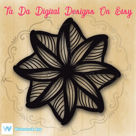 Download Mandala Svg Etsy PSD Mockup Templates