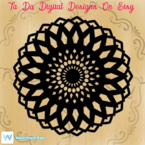 Mandala svg / flower mandala svg