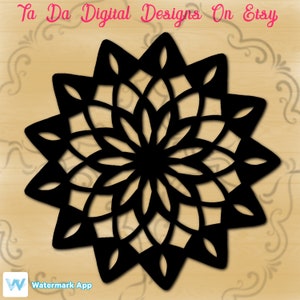 Mandala svg / flower mandala svg