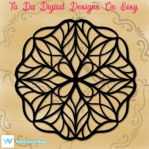 Mandala svg /png.  flower mandala svg/png