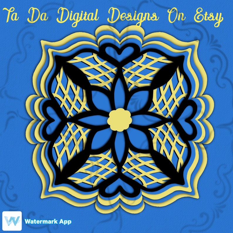 Download 3D mandala svg / multi layer mandala svg / 7 layer mandala ...