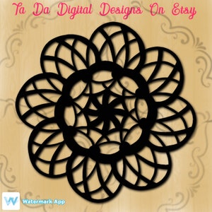 Mandala svg / flower mandala svg