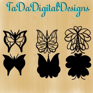 Borboleta/Inseto svg/png conjunto de 3