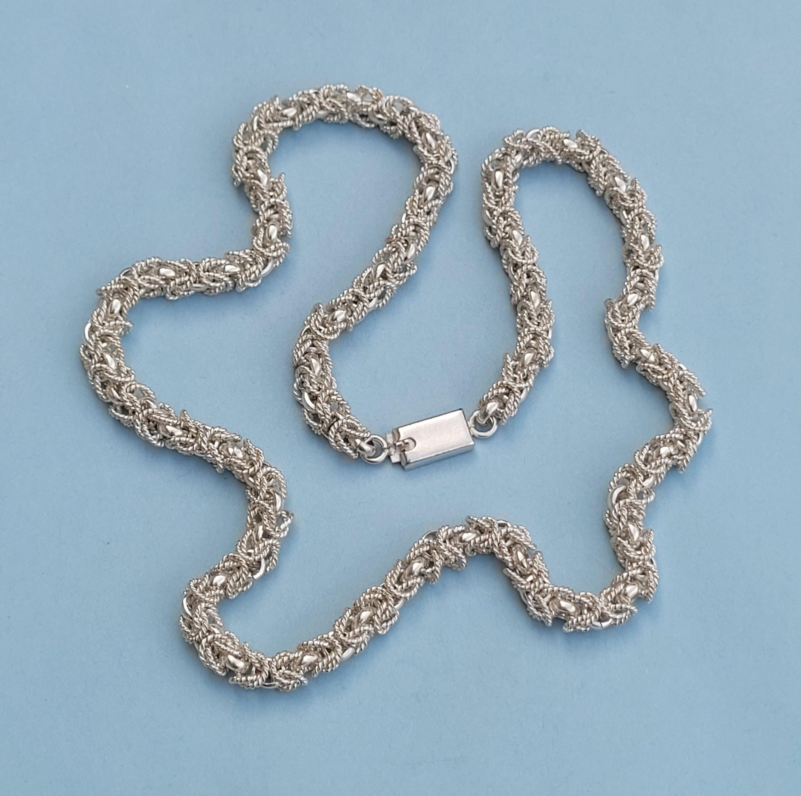 Vintage Taxco Mexico Silver Necklace - Etsy