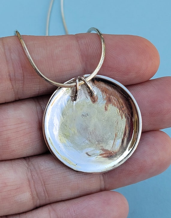 Multi Color Enamel Groovy Mod 925 Sterling Silver… - image 9