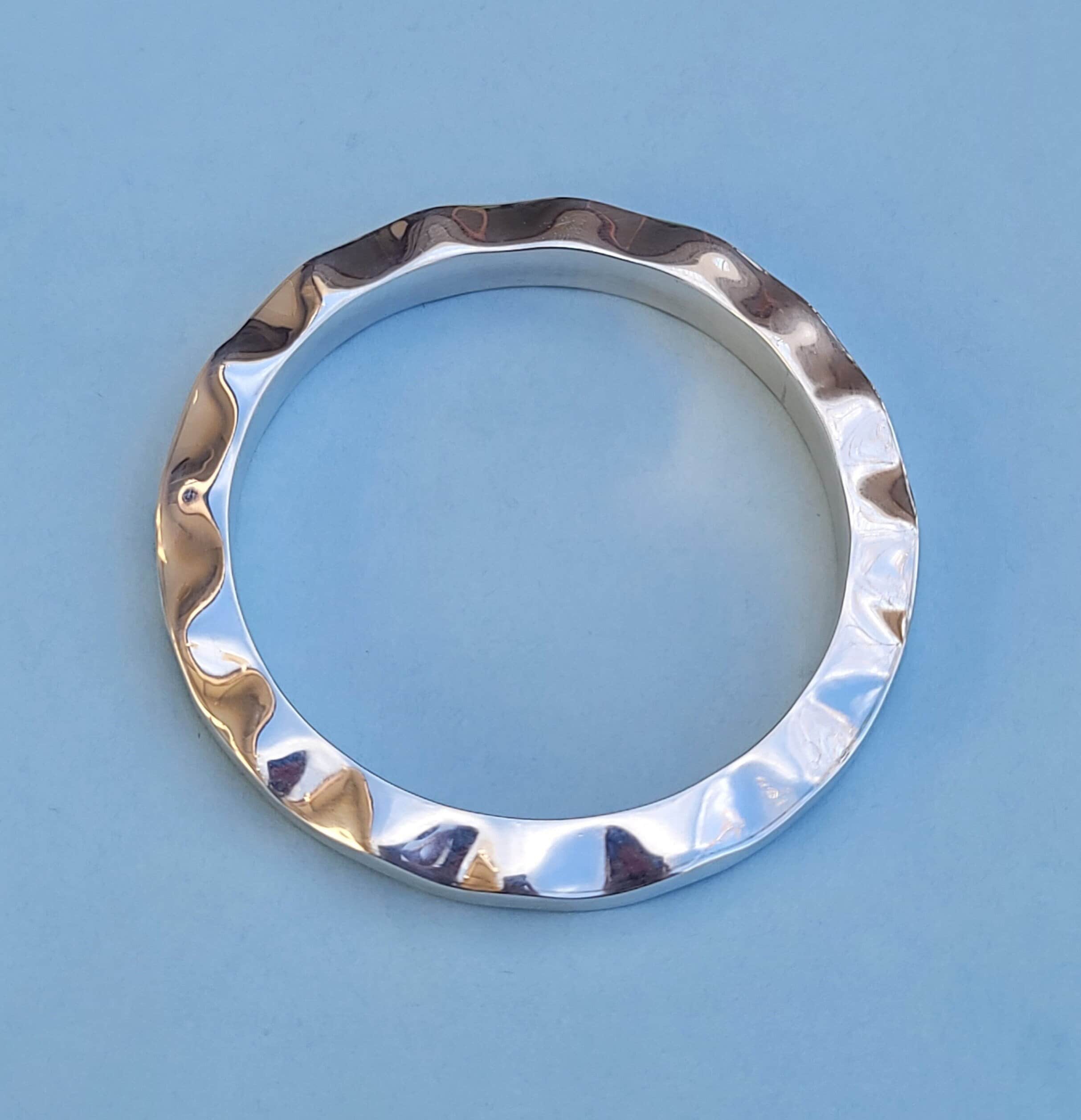 Curve loosen cut bracelet M - SILVER - | END(エンド