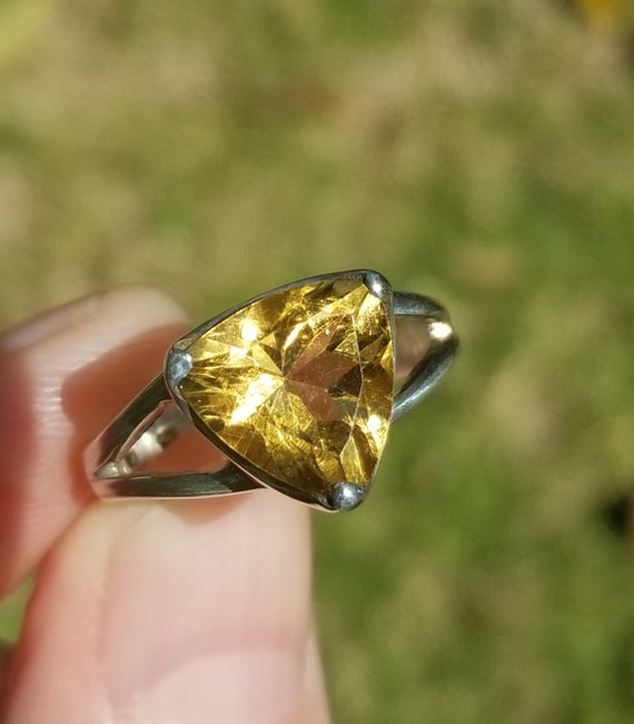 RESERVED for E. Trillion Citrine and Sterling Sil… - image 5