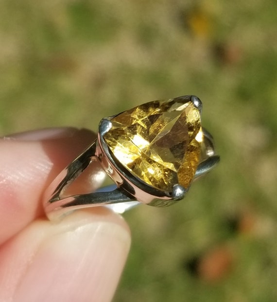 RESERVED for E. Trillion Citrine and Sterling Sil… - image 8