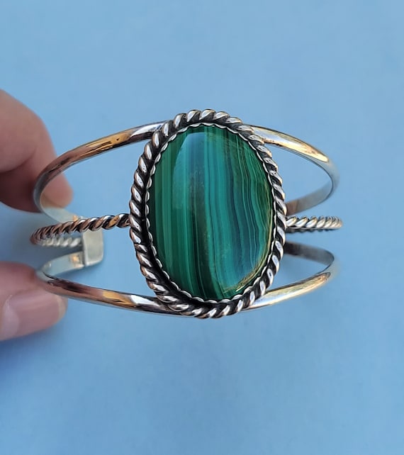 HUGE MODERNISTIC NAVAJO MALACHITE TCORAL LAPIS SILVER RING HUGE MODERNISTIC NAVAJO MALACHITE TCORAL LAPIS SILVER RING