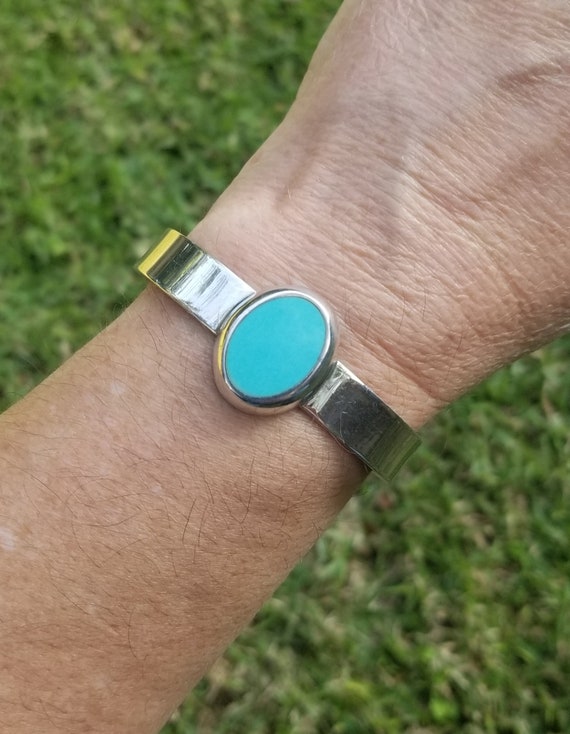 Paparazzi turquoise cuff bracelet sale