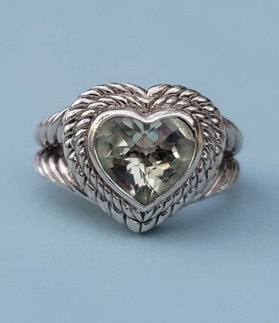 Judith ripka heart rings hotsell