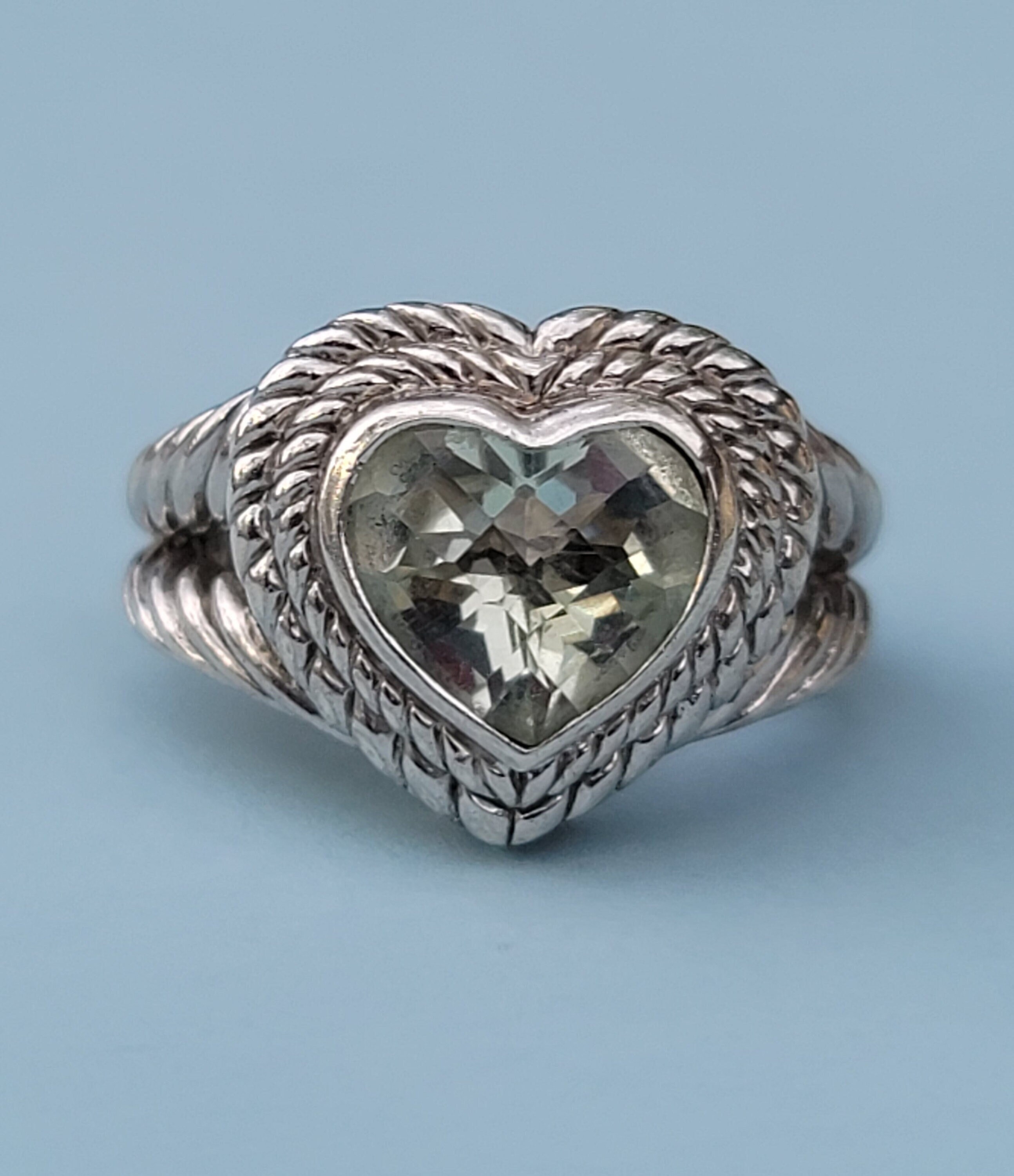 Judith ripka heart on sale ring