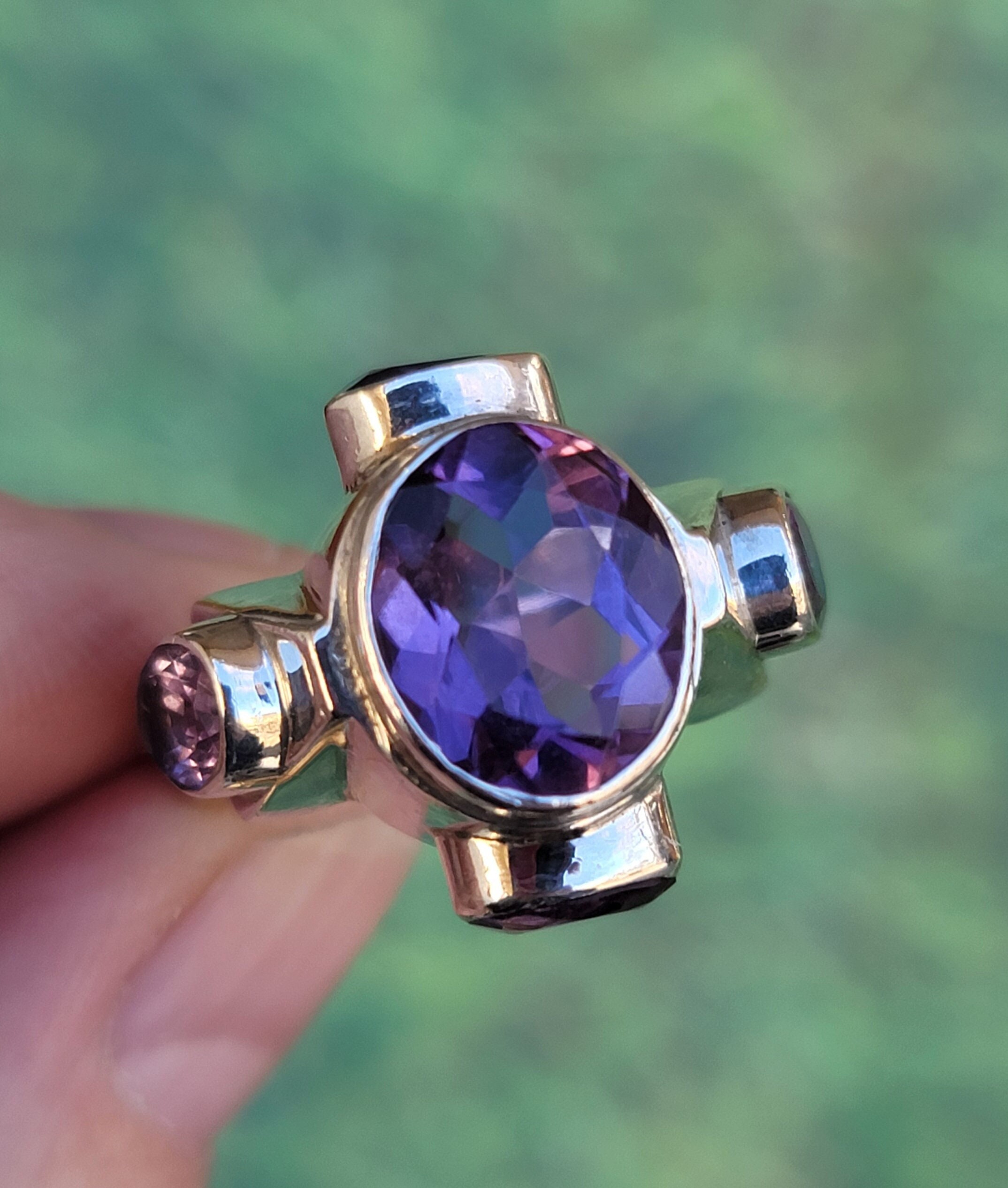 Space age rings on sale etsy