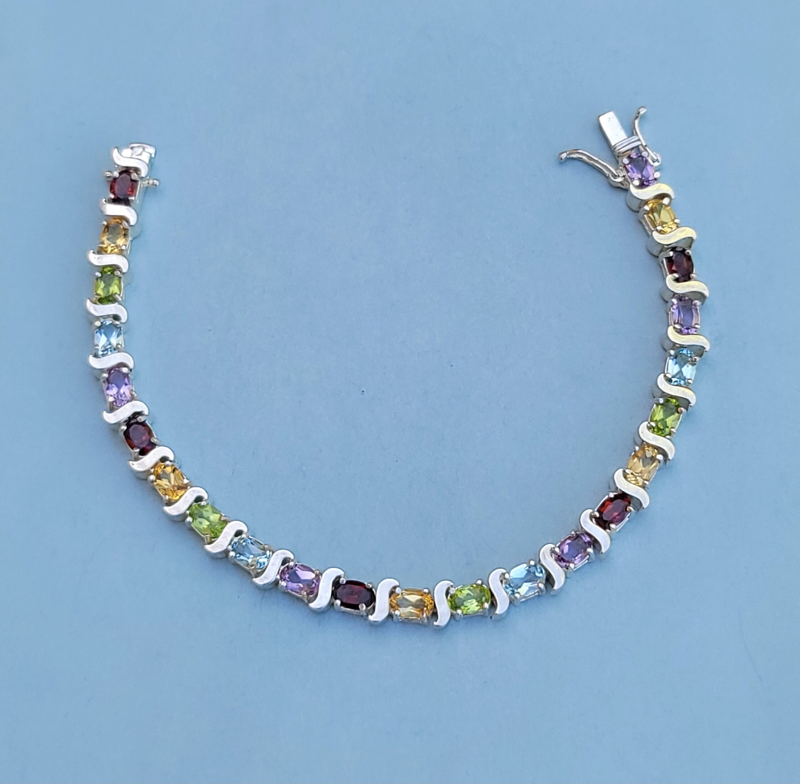 ★TATIANA★ (Set) Pearl and Rainbow Jewel Bracelet SE0160 TATIANA】Pearl and Rainbow jewel Bracelet SE0160〜2点SET