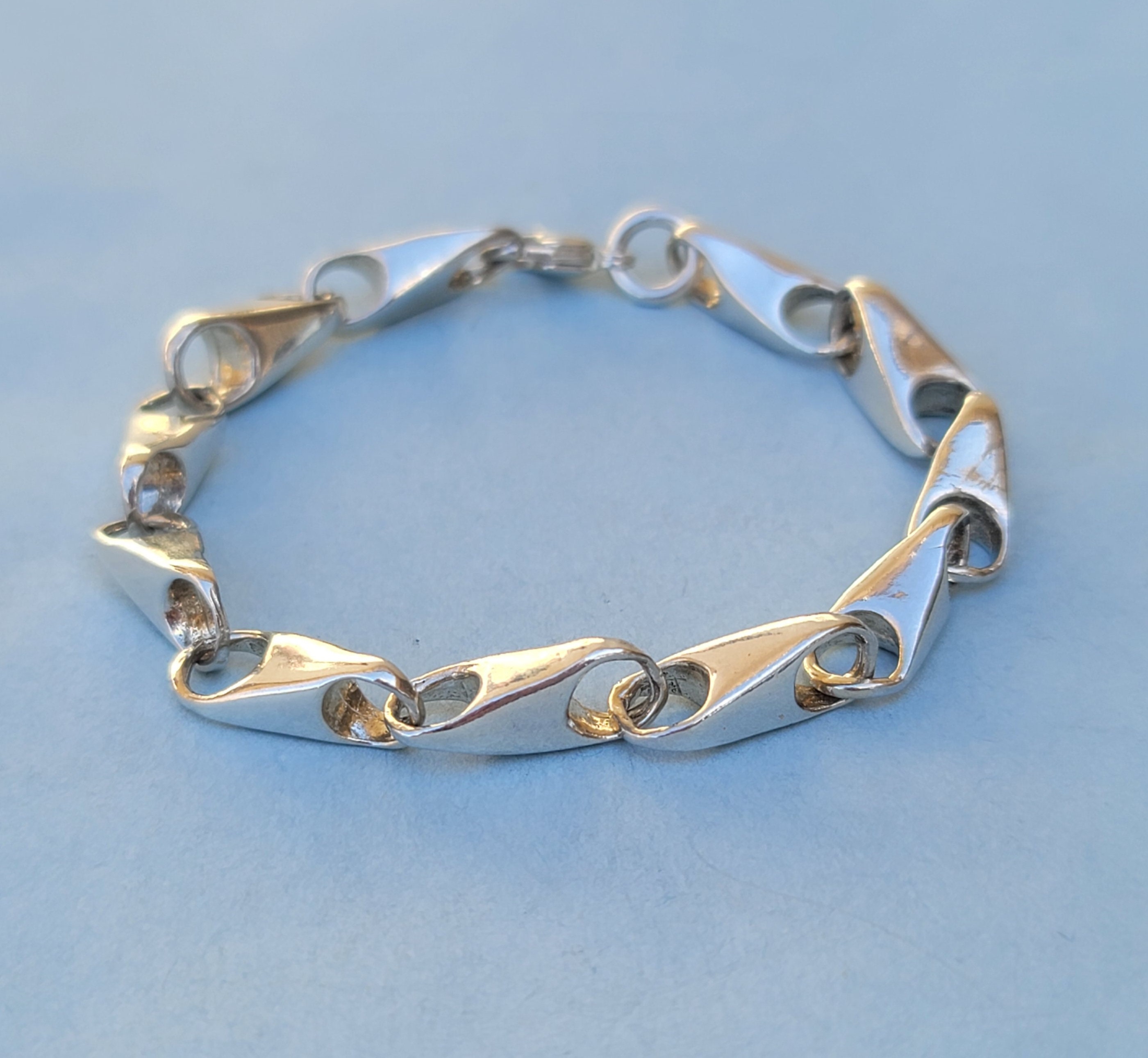 【待望の最新作】≪ADRAR≫ Circle Link Chain Bracelet (Silver 8