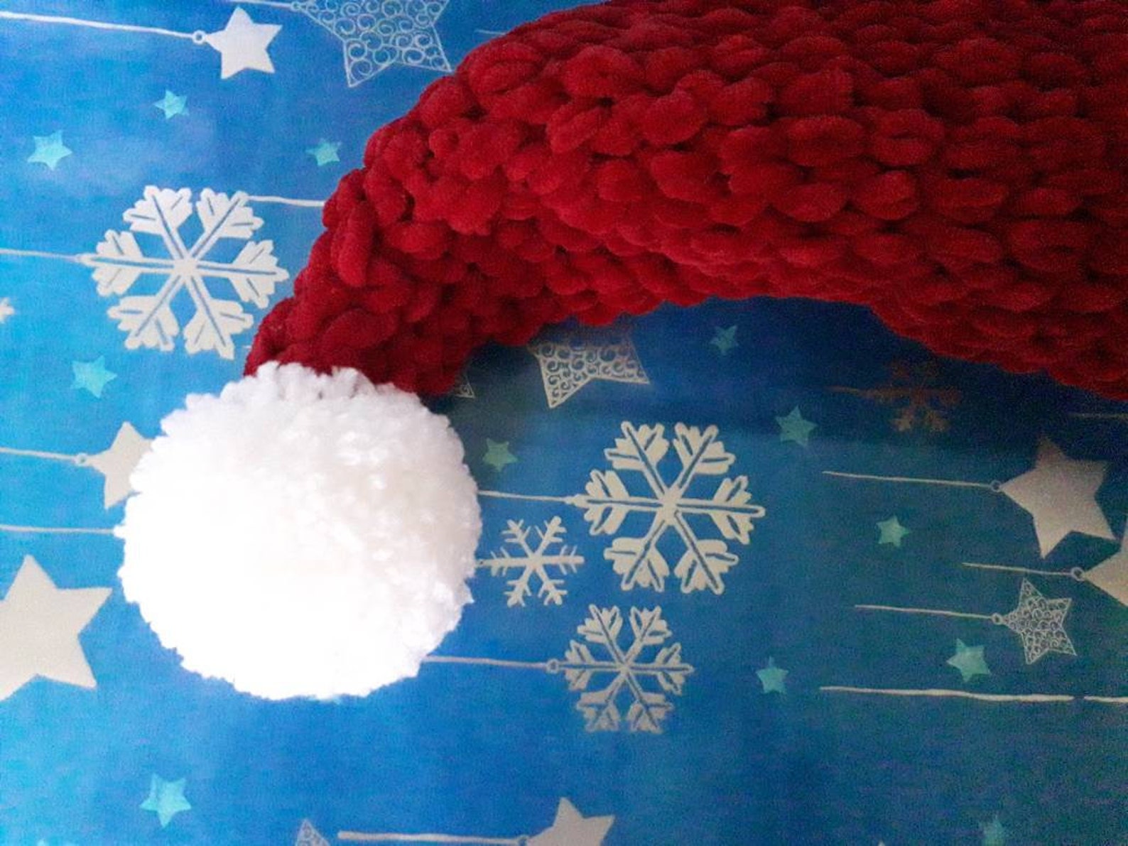 Christmas Tree Topper Santa Hat Etsy