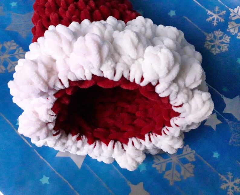 Christmas Tree Topper Santa Hat Etsy