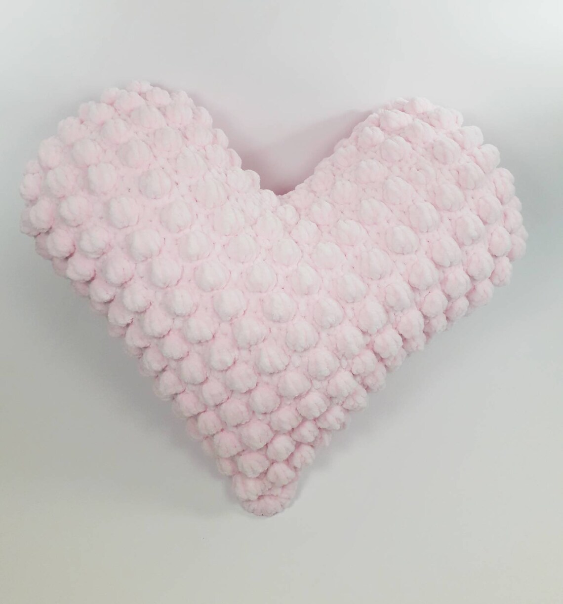 Fluffy pink heart shaped decorative pillow Valentines day gift Etsy
