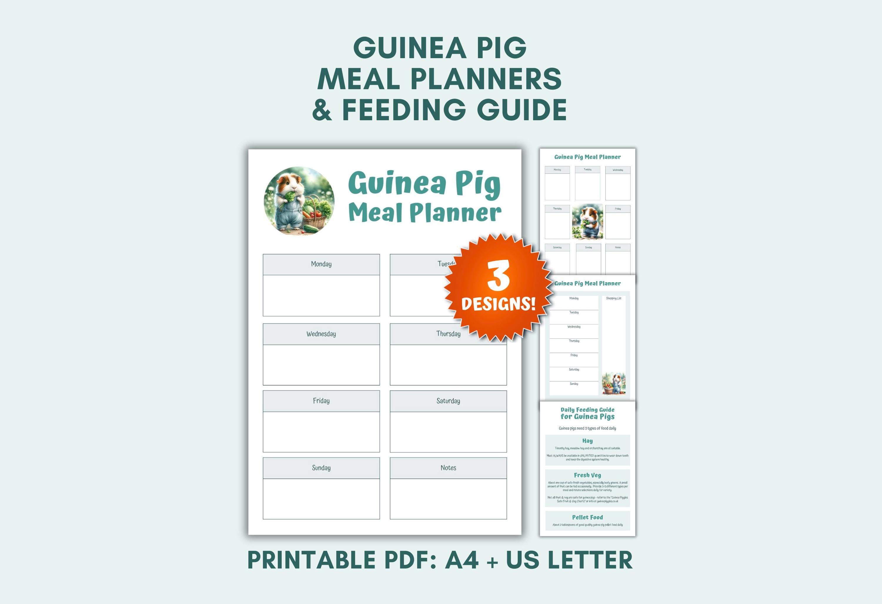 Guinea Pig Food List