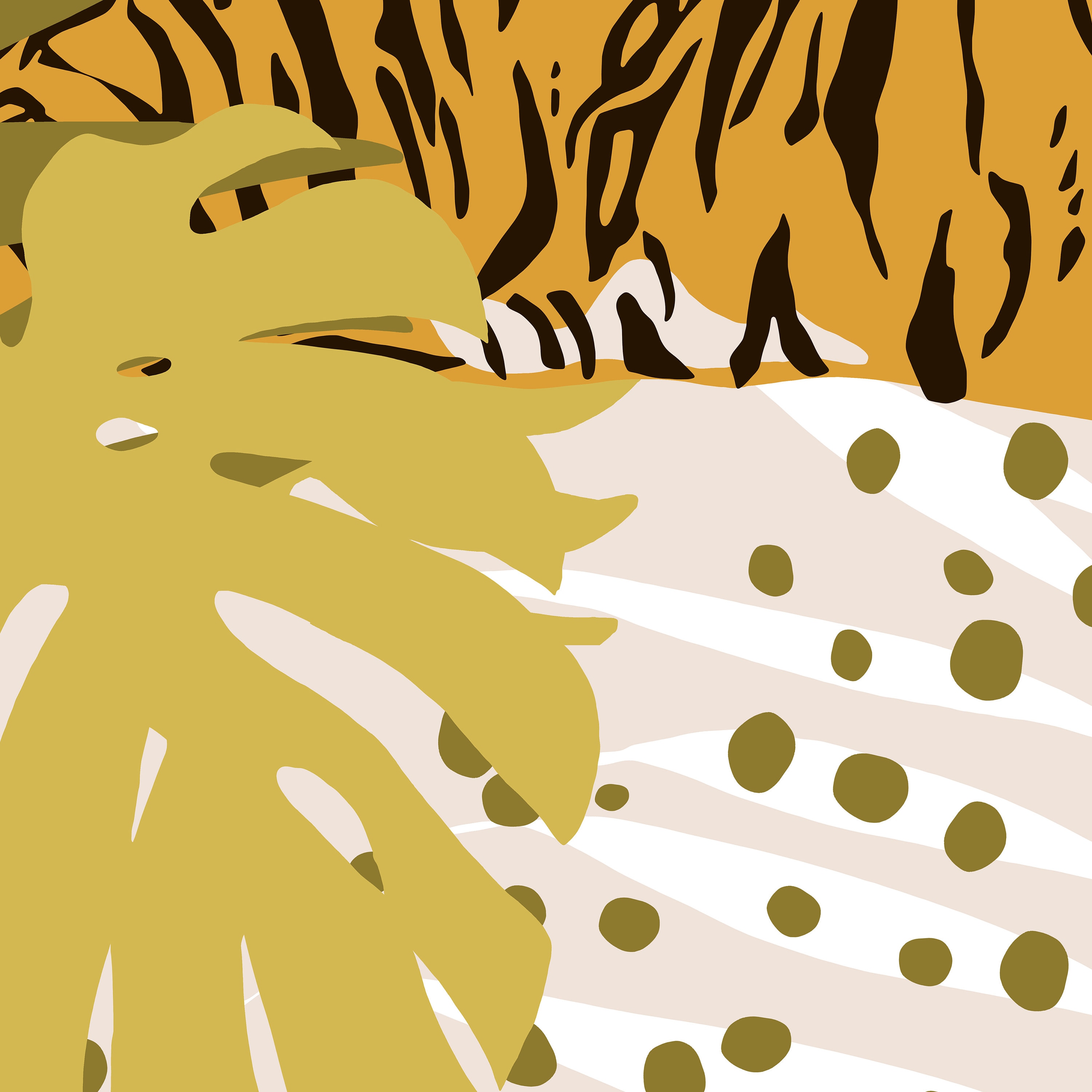 Downloadable Digital Print Tiger Print Modern Decor Wall Etsy