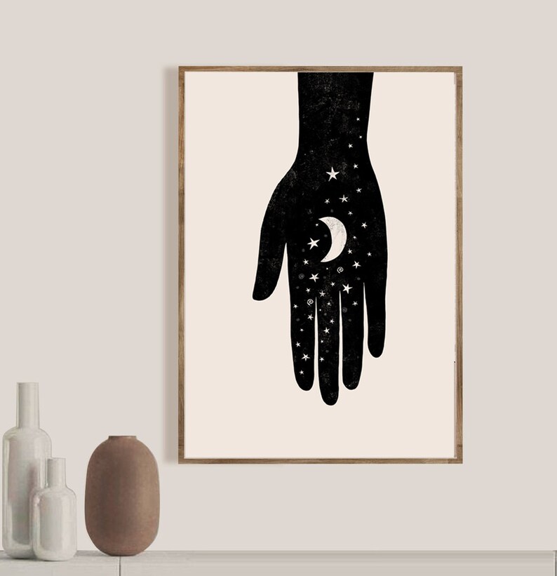 2 Piece Downloadable Digital Prints Hamsa Print Hand Sun - Etsy