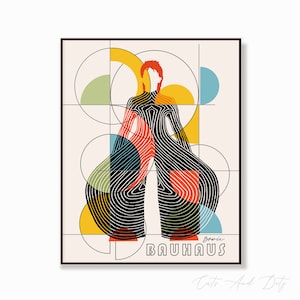 Rebel Bauhaus Art Print: Minimalist Music Poster (Digital Download)