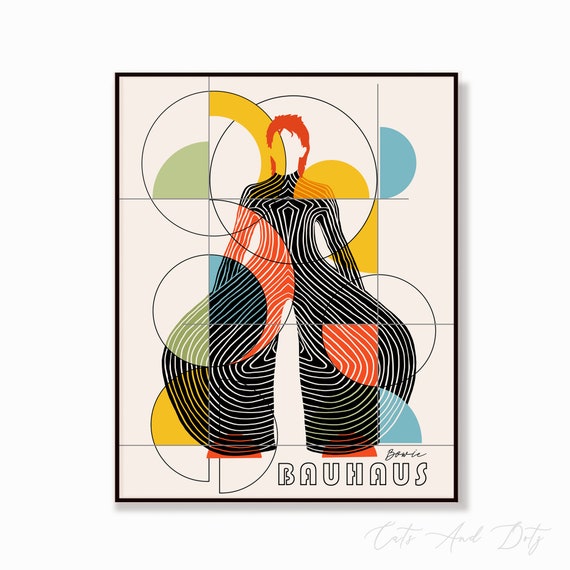 アート・デザイン・音楽 bauhaus a conceptual model Rebel Bauhaus Art Print: Minimalist Music Poster (digital Download