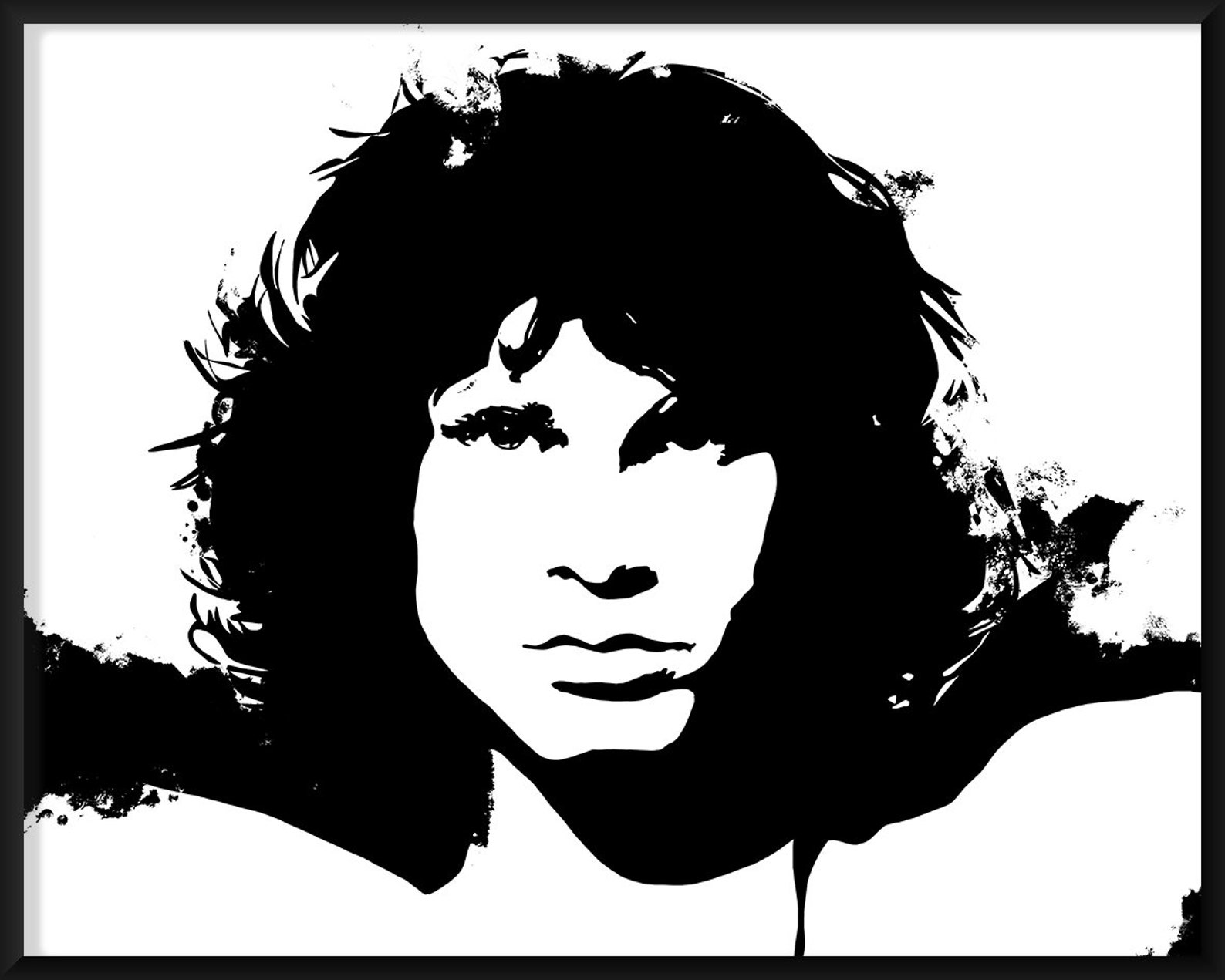 Downloadable Digital Print Jim Morrison poster Abstract | Etsy