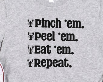 Crawfish Tee | Feisty and Spicy | Louisiana Shirt | Cajun | Crawfish Season | soft tshirt | Crawfish Boil | Mudbugs | Vintage | Southern