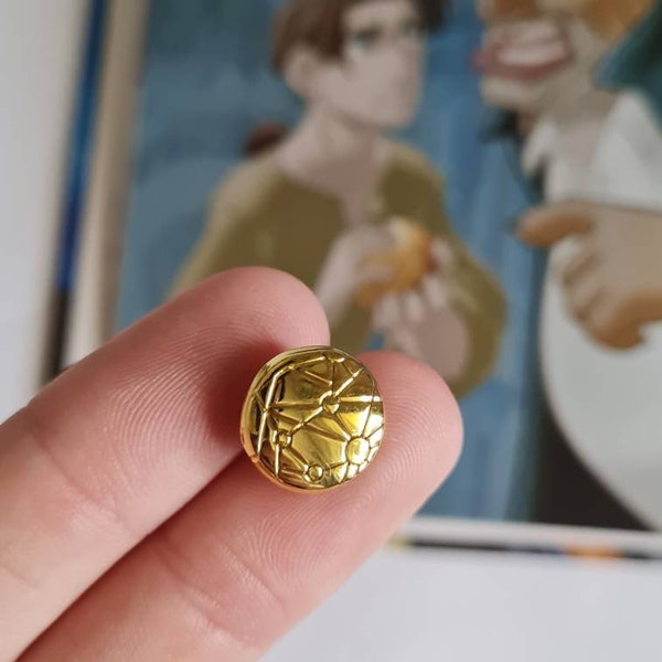 Treasure Planet mini map inspired pin