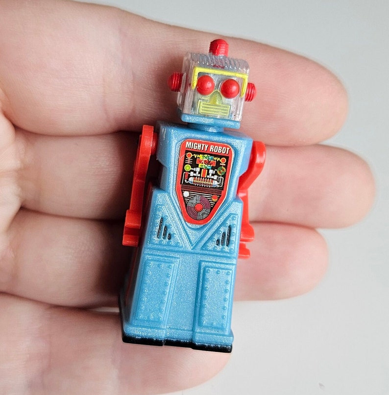 Mini Vintage Retro Robots Figure 5cm Mighty Robot