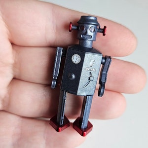 Mini Vintage Retro Robots Figure 5.3cm Robot Man