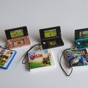 Miniature Nintendo 3DS Console With Game Zelda Mario Starfox - Etsy