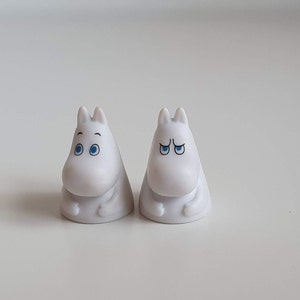 Miniature 1.5cm Strange Set Of 2 Moomin Busts