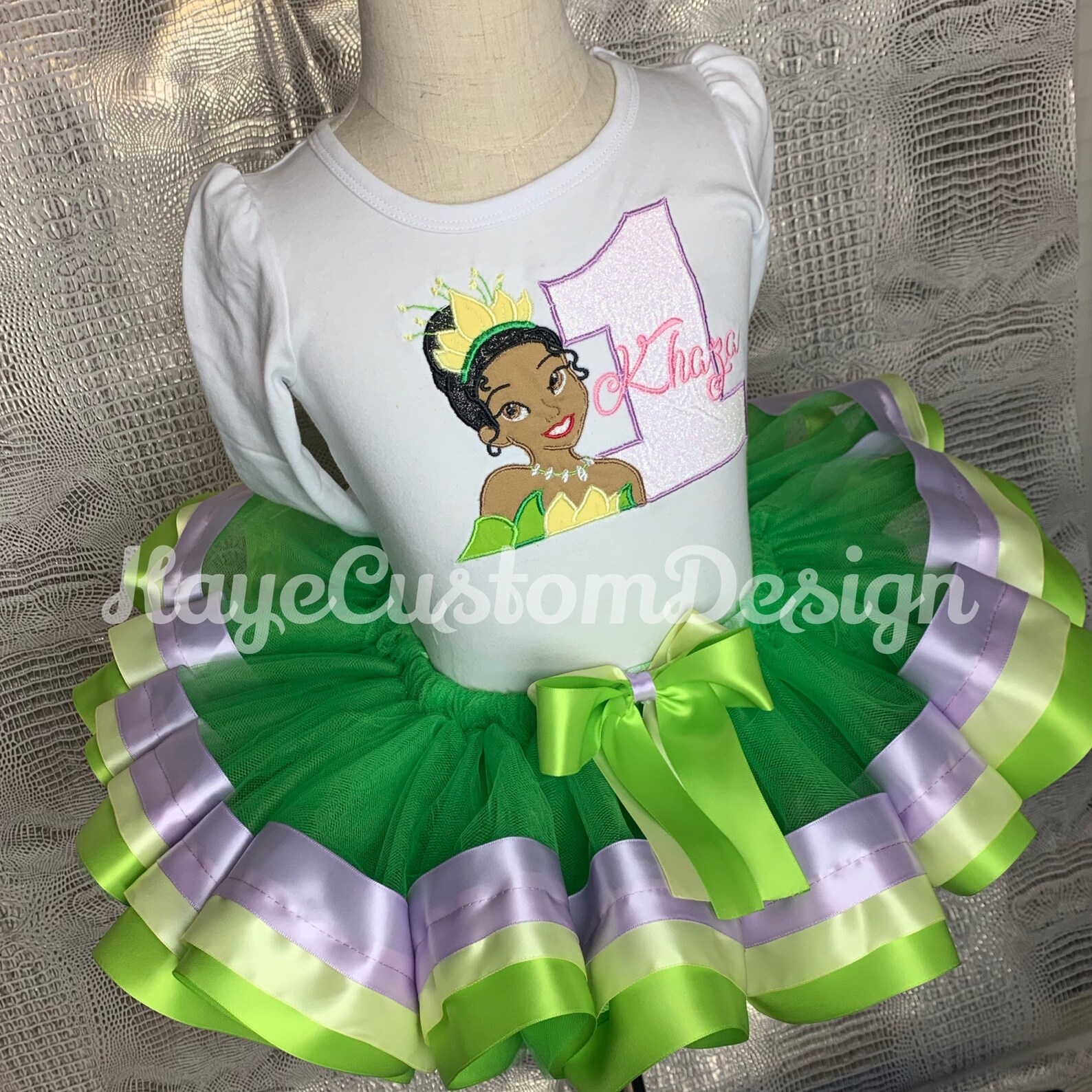 princess and the frog tutu outfit